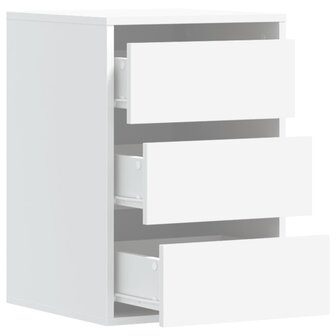 Ladekast 40x41x58 cm bewerkt hout wit