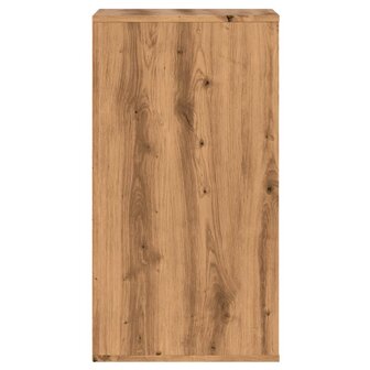 Ladekast 40x41x76 cm bewerkt hout artisanaal eikenkleurig