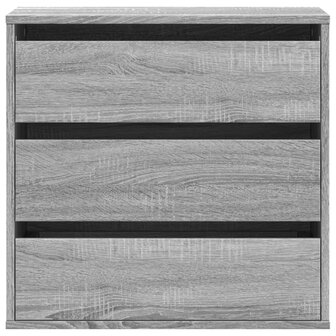 Ladekast 60x41x58 cm bewerkt hout grijs sonoma eikenkleurig