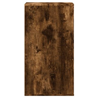 Ladekast 40x41x76 cm bewerkt hout gerookt eikenkleurig