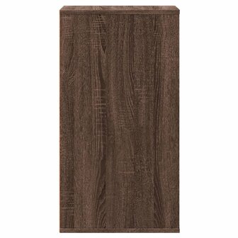 Ladekast 40x41x76 cm bewerkt hout bruin eikenkleurig