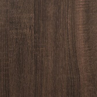 Ladekast 40x41x76 cm bewerkt hout bruin eikenkleurig