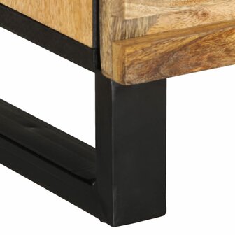 Tv-meubel 100x34x46 cm massief ruw mangohout