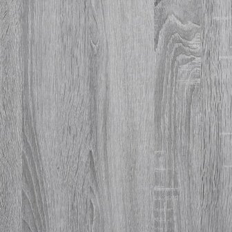 Rolkast 60x48x81 cm bewerkt hout grijs sonoma eikenkleurig