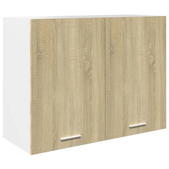 7-delige Keukenkastenset bewerkt hout sonoma eikenkleurig