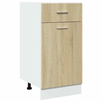 8-delige Keukenkastenset bewerkt hout sonoma eikenkleurig