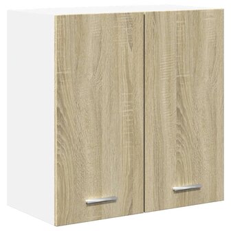 8-delige Keukenkastenset bewerkt hout sonoma eikenkleurig