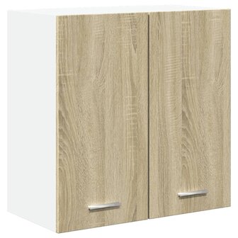 8-delige Keukenkastenset bewerkt hout sonoma eikenkleurig