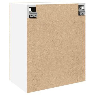 Wandkasten 2 st 50x31x60 cm bewerkt hout sonoma eikenkleurig