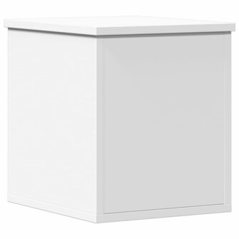 Opbergbox 30x35x35 cm bewerkt hout wit