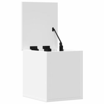 Opbergbox 30x35x35 cm bewerkt hout wit