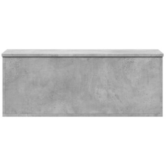Opbergbox 90x35x35 cm bewerkt hout betongrijs
