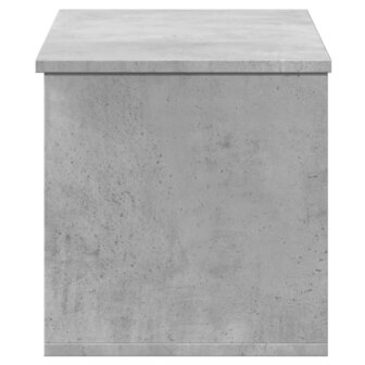 Opbergbox 90x35x35 cm bewerkt hout betongrijs