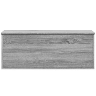 Opbergbox 90x35x35 cm bewerkt hout grijs sonoma eikenkleurig