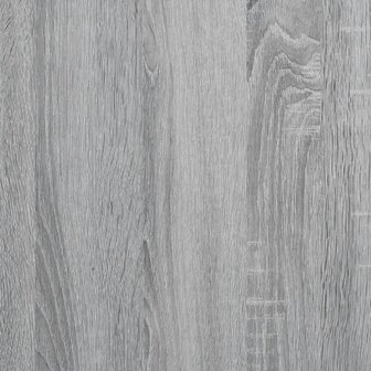 Opbergbox 90x35x35 cm bewerkt hout grijs sonoma eikenkleurig