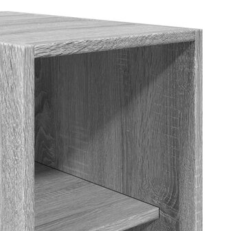 Kledingkast 30x50x200 cm bewerkt hout grijs sonoma eikenkleur