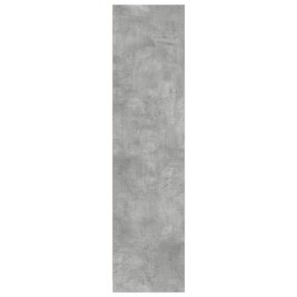 Kledingkast 30x50x200 cm bewerkt hout betongrijs