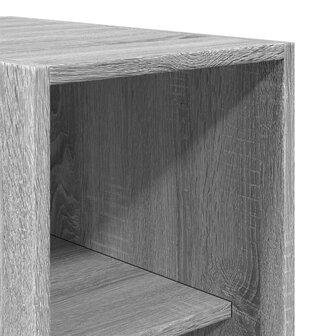 Kledingkast 30x50x200 cm bewerkt hout grijs sonoma eikenkleur