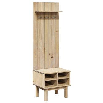Gangkast OTTA 50x40x160 cm massief grenenhout