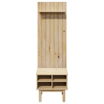 Gangkast OTTA 50x40x160 cm massief grenenhout