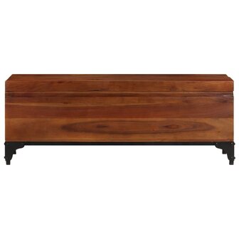Opbergkist 110x35x41 cm massief acaciahout