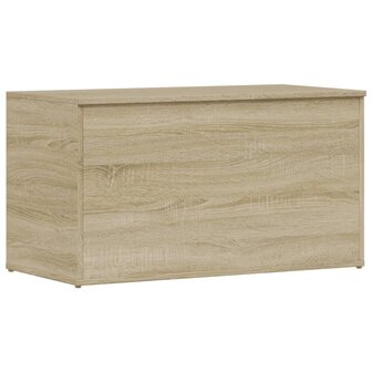 Opbergkist 84x42x46 cm bewerkt hout sonoma eikenkleurig