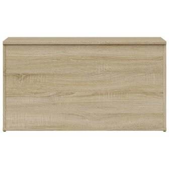 Opbergkist 84x42x46 cm bewerkt hout sonoma eikenkleurig