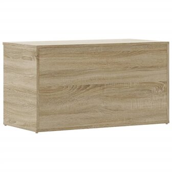Opbergkist 84x42x46 cm bewerkt hout sonoma eikenkleurig