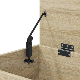 Opbergkist 84x42x46 cm bewerkt hout sonoma eikenkleurig