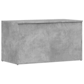 Opbergkist 84x42x46 cm bewerkt hout betongrijs