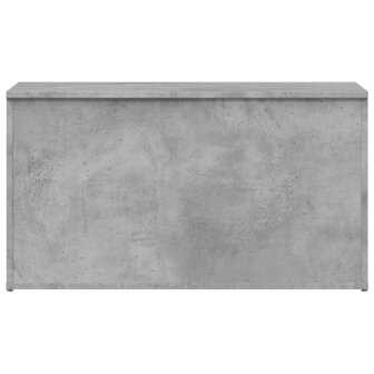 Opbergkist 84x42x46 cm bewerkt hout betongrijs