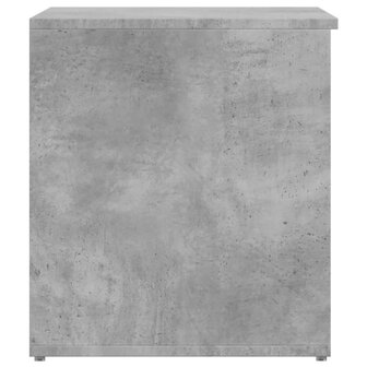 Opbergkist 84x42x46 cm bewerkt hout betongrijs