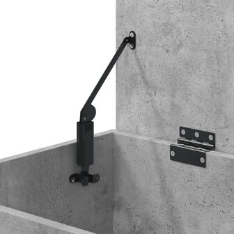 Opbergkist 84x42x46 cm bewerkt hout betongrijs