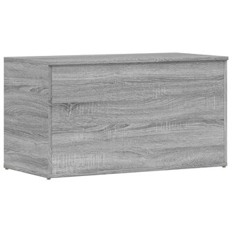 Opbergkist 84x42x46 cm bewerkt hout grijs sonoma eikenkleurig