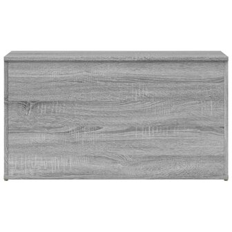 Opbergkist 84x42x46 cm bewerkt hout grijs sonoma eikenkleurig