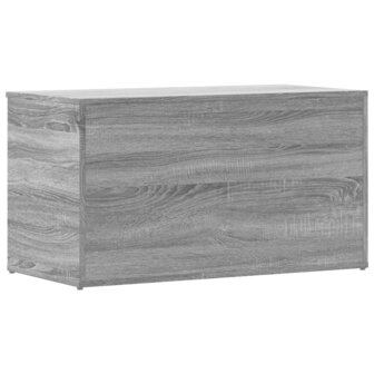 Opbergkist 84x42x46 cm bewerkt hout grijs sonoma eikenkleurig