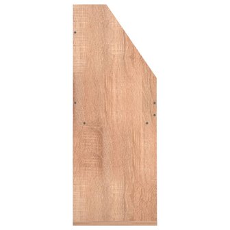 Kindertijdschriftenrek 71x30x78,5 cm bewerkt hout sonoma eiken