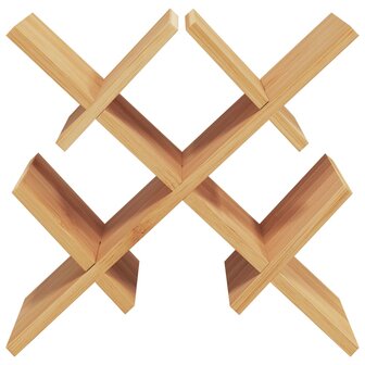 Wijnrek voor 5 flessen 41x15x25 cm bamboe