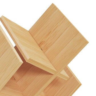 Wijnrek voor 5 flessen 41x15x25 cm bamboe