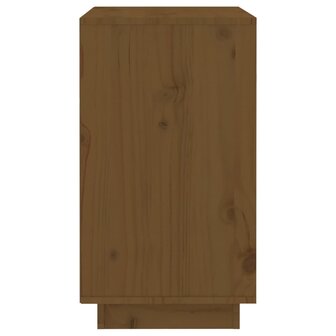 Wijnkast 55,5x34x61 cm massief grenenhout honingbruin