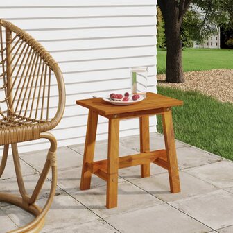 Kruk 45x29x45 cm rechthoekig massief acaciahout