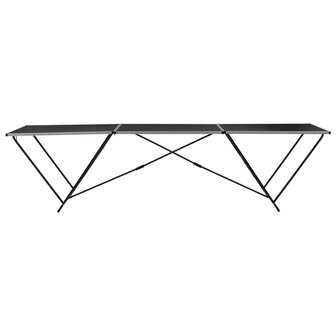 Behangtafel inklapbaar 300x60x78 cm MDF en aluminium