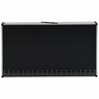 Behangtafel inklapbaar 300x60x78 cm MDF en aluminium
