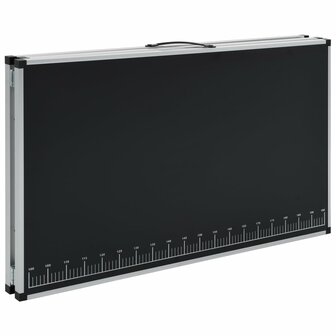 Behangtafel inklapbaar 300x60x78 cm MDF en aluminium