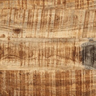 Keukentrolley 80x55x70 cm massief ruw mangohout
