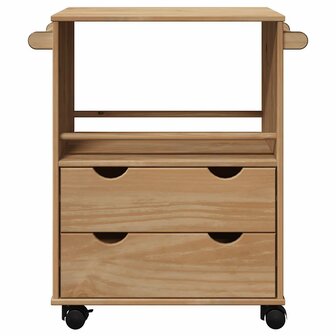 Keukentrolley OTTA 59x45x80 cm massief grenenhout