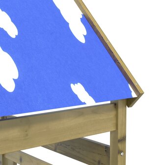 Speeltoren 85x52,5x265 cm ge&iuml;mpregneerd grenenhout