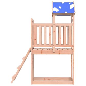 Speeltoren met ladder 110,5x52,5x215 cm massief douglashout