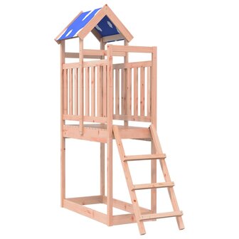Speeltoren met ladder 110,5x52,5x215 cm massief douglashout