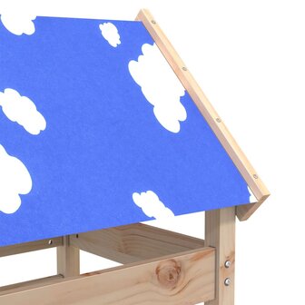 Speeltoren 85x52,5x239 cm massief grenenhout